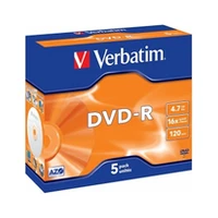 Matricas Dvd-R Azo Verbatim 4.7Gb 16X 5 Pack Jewel