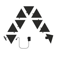 Nanoleaf Shapes Black Triangles Starter Kit, 9 paneļi - Viedie gaismas