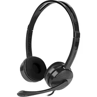 Natec  Headset Canary Go Wired On-Ear Microphone Noise canceling Black