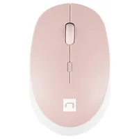 Natec  Mouse Harrier 2 Wireless Bluetooth White/Pink