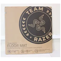 Sale Out. Razer Team Floor Mat, Black/Green  Mat Rug Damaged Packaging