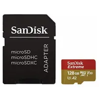 Sandisk Extreme microSDXC 128Gb 190Mb/S  Adapter