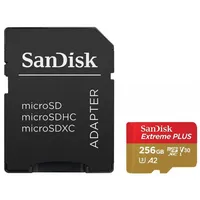 Sandisk Extreme microSDXC 256Gb  Sd Adapter