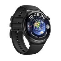 Watch 4 Pro Black Stainless Steel Case, Archi-L19F  Huawei Smart watch Gps Satellite Amoled Touchscreen Wat