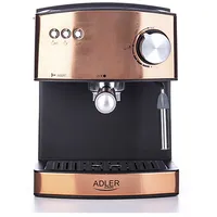 Adler  Espresso coffee machine Ad 4404Cr Pump pressure 15 bar Built-In milk frother Semi-Automatic 850 W Cooper/ bl