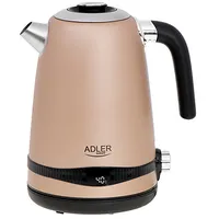 Adler  Kettle Ad 1295 Electric 2200 W 1.7 L Stainless steel 360 rotational base Golden