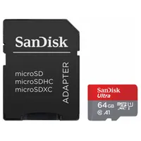 Atmiņas karte Sandisk Ultra microSD 64Gb  Sd Adapter