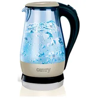 Camry  Cr 1251 Standard kettle 2000 W 1.7 L Glass 360 rotational base Glass/Black