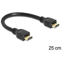 Delock Hdmi V1.4 Ethernet Cable 0.25M male /