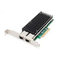 Digitus  10Gbps Dual Port Ethernet Server adapter Pcie X8, Intel X540 Bt2 Dn-10163