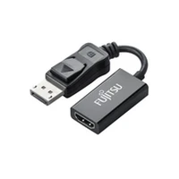 Fujitsu S26391-F6055-L212 video kabeļu aksesuārs 0,15 m Displayport 1.2 Hdmi 2.0 Melns