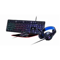 Gembird  4-In-1 Backlight Gaming Kit Ghost Ggs-Umgl4-02 Wired Us Usb
