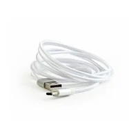Gembird Cotton braided Usb Male to Type-C 1.8M Silver