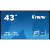 iiyama Le4341S-B1 ceļrāžu displejs Plakans digitālā displeja panelis 108 cm 42.5 Lcd 350 cd/m² Full Hd Melns 18/7
