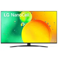 Lg Nanocell 50Nano763Qa televizors 127 cm 50 4K Ultra Hd Viedtelevizors Wi-Fi Melns