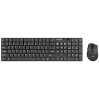 Natec  Keyboard and Mouse Stringray 2In1 Bundle Set Wireless Batteries included Us Black Wirel