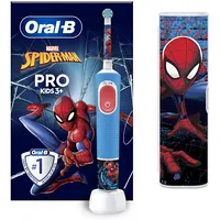Oral-B  Electric Toothbrush with Travel Case Vitality Pro Kids Spiderman Rechargeable For children Number of brush head
