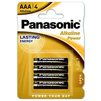 Panasonic Lr03-4Bb Alkaline Power Aaa Lr03 Blistera Iepakojumā 4Gb.