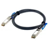 Qnap Cab-Dac15M-Q28 Infiniband un optiskās šķiedras kabelis 1,5 m Qsfp28 Melns