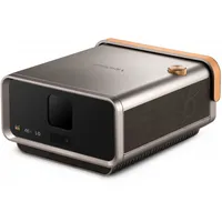 Viewsonic X11-4K multimediālais projektors Standarta fokusa Led 4K 4096X2400 3D saderība Melns, Gaiši brūns, Sudrab