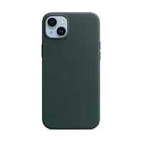 Apple iPhone 14 Plus Leather Case with Magsafe, zaļa - Apvalks viedtālrunim
