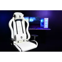 Arozzi Frame material Metal  Wheel base Nylon Upholstery Soft Pu Gaming Chair Torretta Softpu White