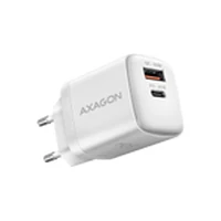 Axagon Sil wallcharger 2X port Usb-A  Usb-C, Pd3.0/Qc4/Pps/Afc/Apple. 30W total power.