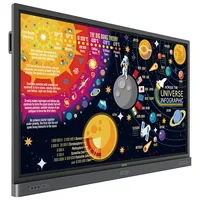 Benq Rp7501K Interaktīvs plakans panelis 190,5 cm 75 Lcd 350 cd/m² 4K Ultra Hd Melns Skārienjūtīgais ekrāns