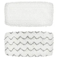 Bissell  Microfiber Steam Mop Pad Kit for Symphony 1132N/1977N 2 pcs White