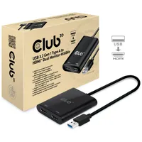 Club3D Usb A to Hdmi 2.0 Dual Monitor 4K 60Hz
