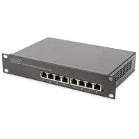 Digitus  8-Port Gigabit Ethernet Switch Dn-80114 Unmanaged Rackmountable Power supply type Internal