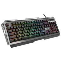 Genesis  Rhod 420 Gaming keyboard Wired Rgb Led light Us 1.6 m Black