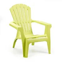 Krēsls plastmasas Dolomati zaļš