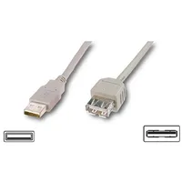 Logilink  Usb 2.0 extensio cable, Usb-A to A female male