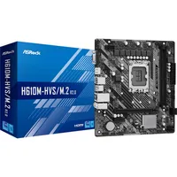 Mainboard Asrock Intel H610 Lga1700 Micro-Atx Memory Ddr4 slots 2 1Xpci-Express 3.0 1X 4.0 16X 1Xm.2 1X15Pi