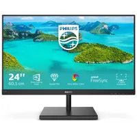Philips E Line 245E1S/00 Led display 60,5 cm 23.8 2560 x 1440 pikseļi 2K Ultra Hd Lcd Melns
