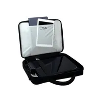 Port Designs  Courchevel Fits up to size 17.3 Messenger - Briefcase Black Shoulder strap