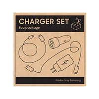 Samsung Charger Set Eco package, 25 W/15 W, melna - Lādētāju komplekts
