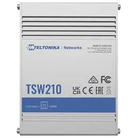 Teltonika  Switch Tsw210 Unmanaged Wall mountable 1 Gbps Rj-45 ports quantity 8 Sfp 2 24 months