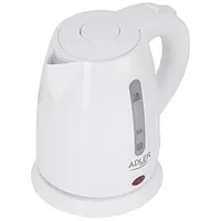 Adler  Kettle Ad 1272 Electric 1600 W 1 L Stainless steel/Polypropylene 360 rotational base White
