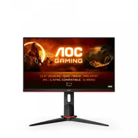 Aoc G2 Q24G2A/Bk monitori 60,5 cm 23.8 2560 x 1440 pikseļi Melns, Sarkans