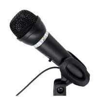 Gembird  Condenser Microphone with Desk-Stand Mic-D-04 3.5 mm jack Black