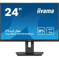 iiyama Prolite Xub2495Wsu-B5 monitori 61,2 cm 24.1 1920 x 1200 pikseļi Wuxga Lcd Melns