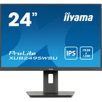 iiyama Prolite Xub2495Wsu-B7 monitori 61 cm 24 1920 x 1200 pikseļi 4K Ultra Hd Led Melns