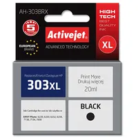 Ink Activejet Ah-303Brx for Hp printer  replacement 303Xl T6N04Ae premium 20Ml black
