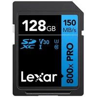 Lexar  Memory Card Professional 800X Pro 128 Gb Sdxc Flash memory class Uhs-I