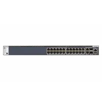 Netgear M4300-28G Vadīts L3 Gigabit Ethernet 10/100/1000 1U Melns
