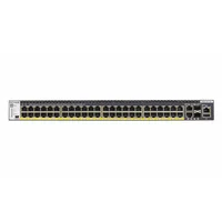 Netgear M4300-52G-Poe 1000W Psu Vadīts L2/L3/L4 Gigabit Ethernet 10/100/1000 Power over Poe 1U Melns