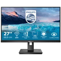 Philips S Line 275S1Ae/00 Led display 68,6 cm 27 2560 x 1440 pikseļi 2K Ultra Hd Lcd Melns