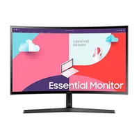Samsung Essential, 24, Full Hd, 75 Hz, Led Va, melna - Izliekts monitors